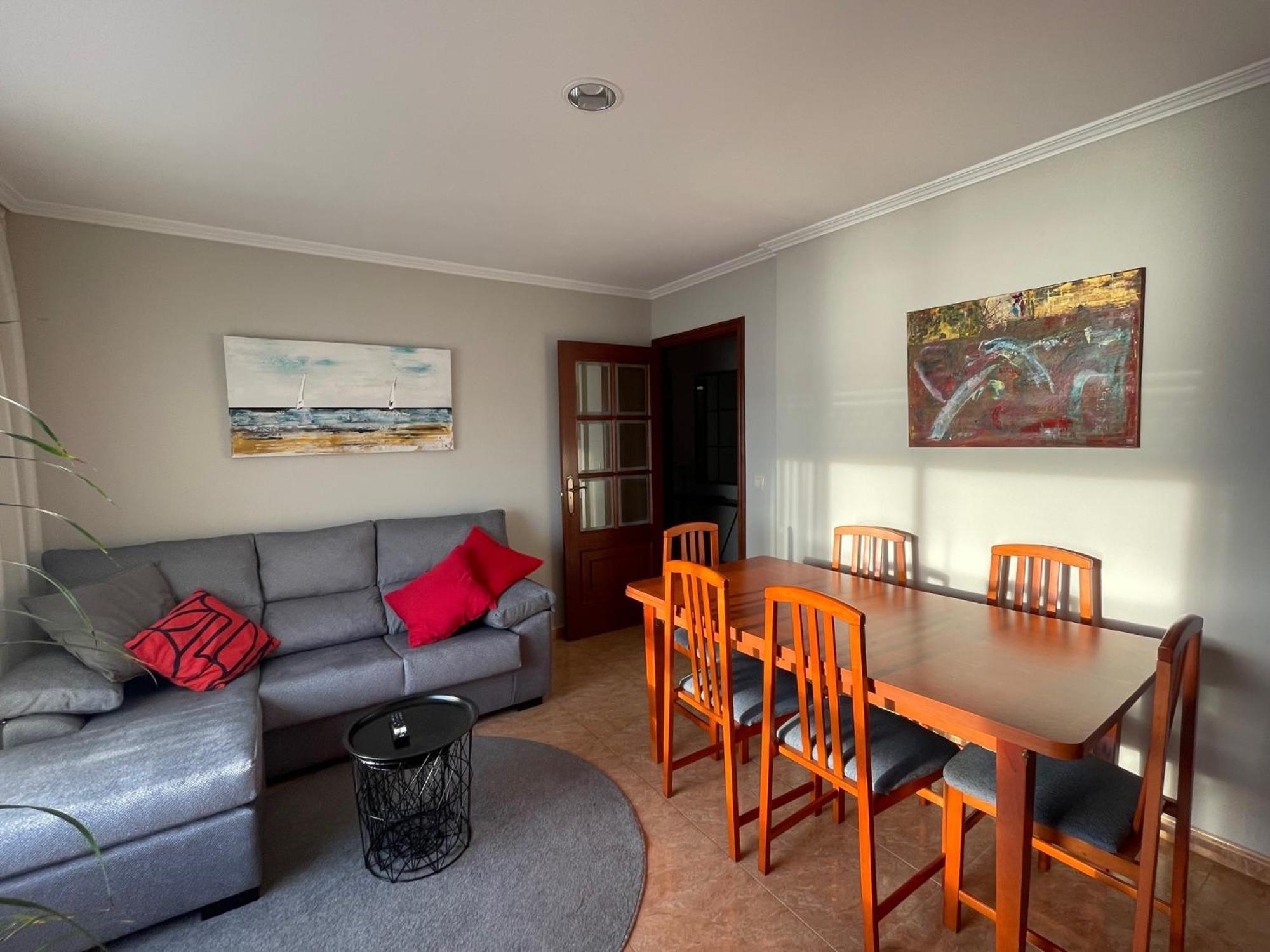 Apartamento Piso Vacaciones En El Mar Sanxenxo Exterior foto